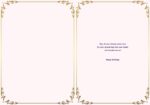 Floral Happy Birthday Greeting Card - Image 2